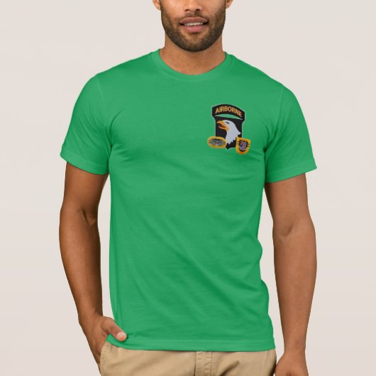 2e Bn 327e infanterie 101e vlucht T-Shirt (Voorkant)