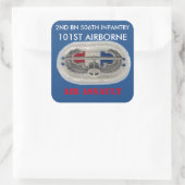 2E BN 506E INFANTERIE 101E STICKER IN DE LUCHT (Tas)