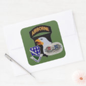 2E BN 506E INFANTERIE 101E STICKER IN DE LUCHT (Envelop)