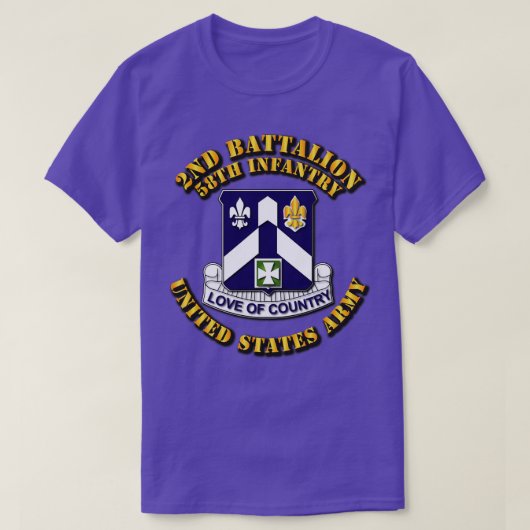 2e Bn 58e Infanterie T-shirt (Design voorkant)