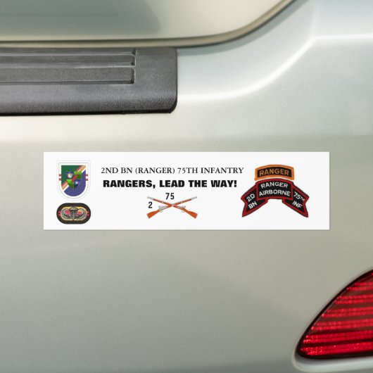 2e Bn RANGER Bumpersticker (Op auto)