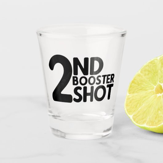 2e Booster Shot Glas (Voorkant)