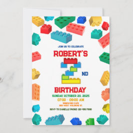 2e Bouwstenen Verjaardag, bouwfeest Kaart