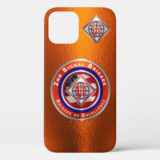 2e brigade van het signaaltheater aangepast Case-Mate iPhone case (Achterkant)
