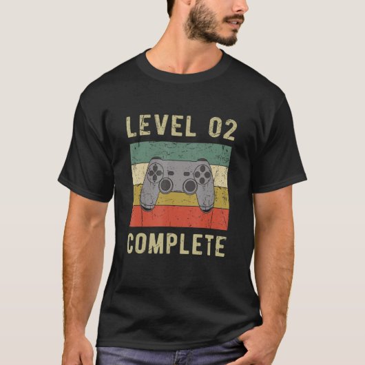 2e bruiloft Jubileum voor koppels niveau 2 complex T-shirt (Voorkant)