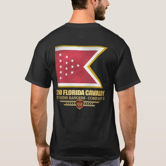 2e Cavalerie van Florida T-shirt (Achterkant)