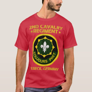 2e Cavalry Regiment 2e CR vets Vilseck Duitsland T-shirt