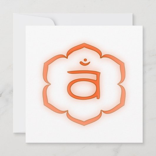 2e Chakra - Svadhisthana Kaart (Voorkant)