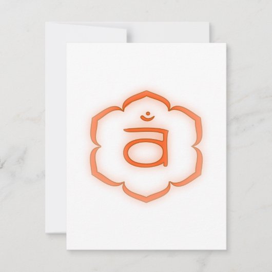 2e Chakra - Svadhisthana Kaart (Voorkant)