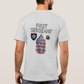 2e dienstreis eerste sergeant infanterie t-shirt (Achterkant)
