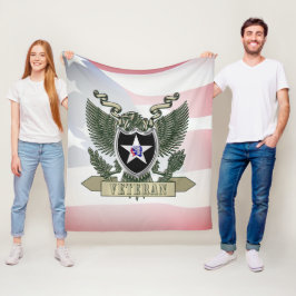 2e divisie infanterie fleece deken