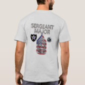 2e divisie infanterie sergeant-majoor t-shirt (Achterkant)