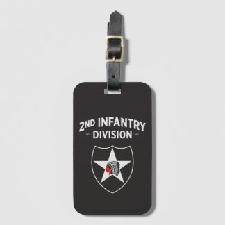 2e divisie voor de infanterie bagagelabel