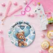 2e geboortedag, aangepaste naam papieren bordje (Feest)