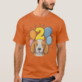 2e geboortedatum t-shirt (Voorkant)