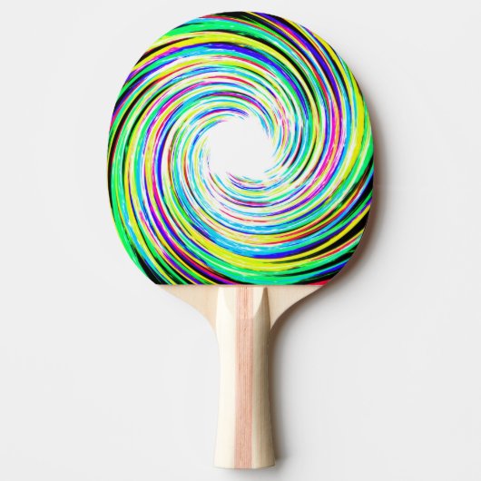 2e gekleurde Zwervel Ping Pong Paddle Tafeltennisbatje (Voorkant)