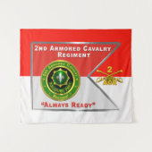 2e gepantserde cavalerie regiment ACR  Wandkleed (Voorkant (horizontaal))