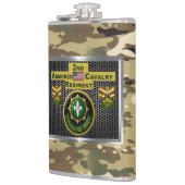 2e Gepantserde Cavalerie Regiment “Altijd Bereid” Heupfles (Links)