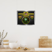 2e Gepantserde Cavalerie Regiment “Altijd Bereid” Poster (Keuken)