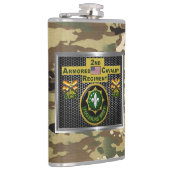 2e gepantserde cavalerie Regiment "Altijd klaar" Heupfles (Rechts)