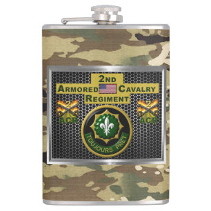 2e gepantserde cavalerie Regiment "Altijd klaar" Heupfles