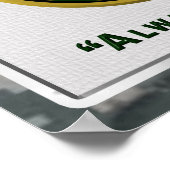 2e gepantserde cavalerie Regiment "Altijd klaar" Poster (Hoek)