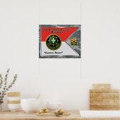 2e gepantserde cavalerie Regiment "Altijd klaar" Poster (Keuken)