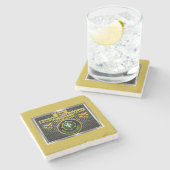 2e gepantserde cavalerie Regiment "Altijd klaar" Stenen Onderzetter (Zijkant)