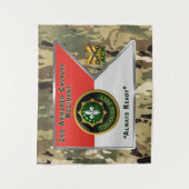 2e gepantserde cavalerie Regiment "Altijd klaar" Wandkleed (Voorkant)