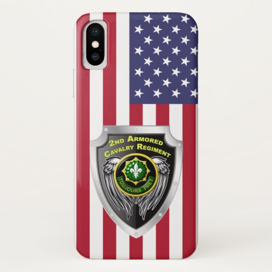 2e Gepantserde Cavalerie Regiment Case-Mate iPhone Case (Achterkant)