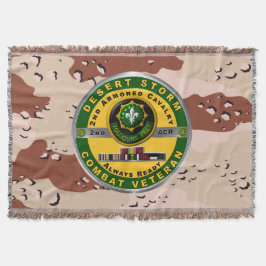 2e gepantserde cavalerie regiment Desert Storm vet Deken