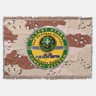 2e gepantserde cavalerie regiment Desert Storm vet Deken