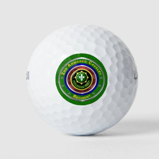 2e Gepantserde Cavalerie Regiment  Golfballen (Voorkant)