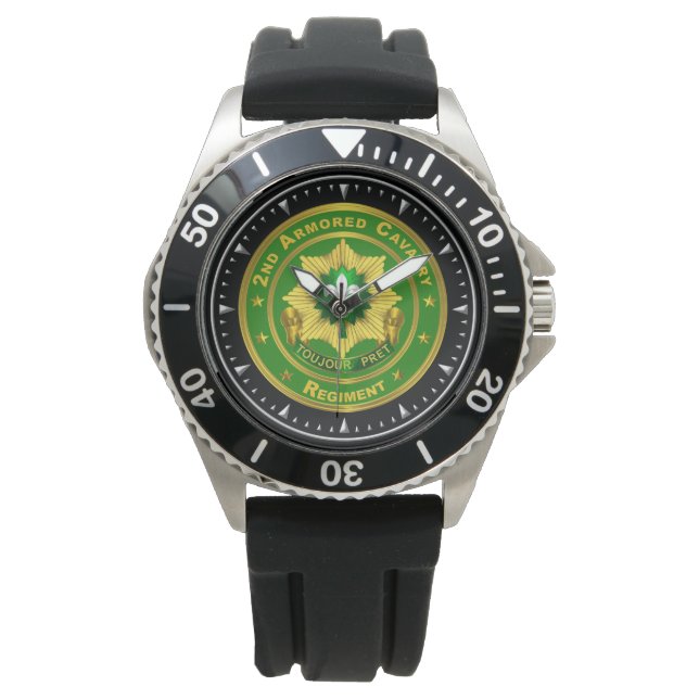 2e Gepantserde Cavalerie Regiment  Horloge (Voorkant)