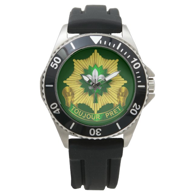 2e Gepantserde Cavalerie Regiment Horloge (Voorkant)