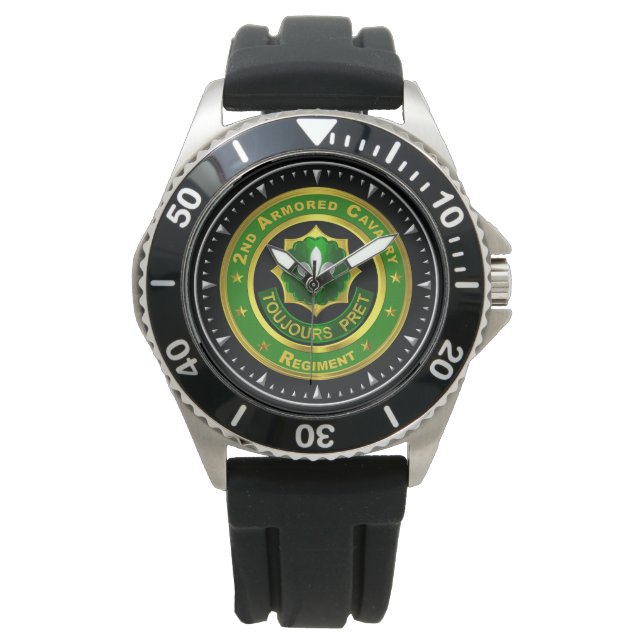 2e Gepantserde Cavalerie Regiment  Horloge (Voorkant)