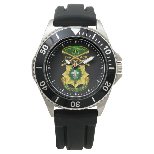 2e Gepantserde Cavalerie Regiment  Horloge (Voorkant)
