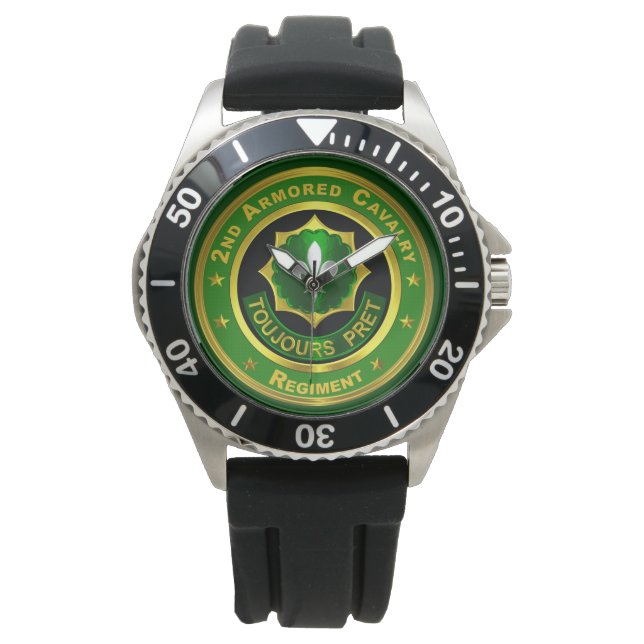 2e Gepantserde Cavalerie Regiment  Horloge (Voorkant)