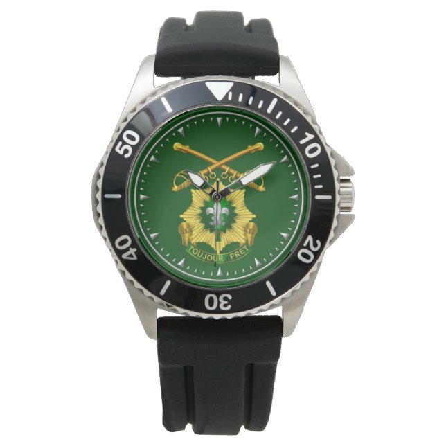 2e Gepantserde Cavalerie Regiment  Horloge (Voorkant)