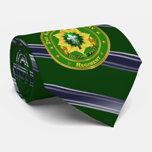 2e Gepantserde Cavalerie Regiment  Stropdas (Opgerold)