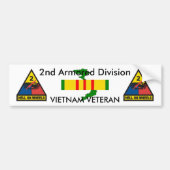 2e gepantserde div-bumpersticker bumpersticker (Voorkant)