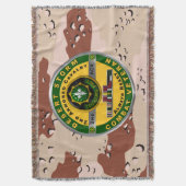 2e gepantserde kavalerie Storm veteraan Deken (Voorkant Verticaal)