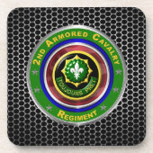 2e gepantserde valerie bier onderzetter (Voorkant)