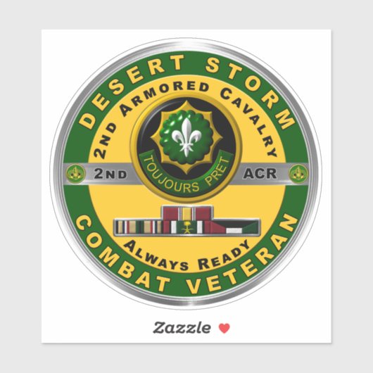 2e gepantserde wrattenwagen Storm Sticker (Vel)