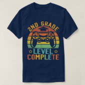 2e graad Afstuderen Level Complete Video Game Cla T-shirt (Design voorkant)