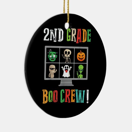 2e graad Boo-bemanning Keramisch Ornament (Rechts)