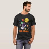 2e graad geboorthday Boy Astronaut Second Grade Bi T-shirt (Voorkant volledig)