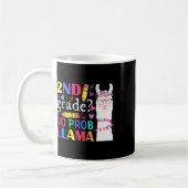 2e Graad Geen Prob-Llama Leraar Student Eerste Dag Koffiemok (Links)