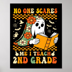 2e Graad Halloween Leraar Opvoeder Tweede Graad Poster