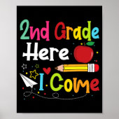 2e graad hier kom ik leraar terug naar school jong poster (Voorkant)